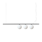 Ideal Lux - LED Lestenec na vrvici PERLINE 3xG9/3W/230V črna