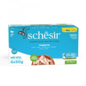 Schesir Hrana za Macke Multipack Tuna Jelly u Želeu 6×50g