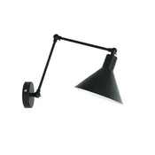 ZIDNA LAMPA metal, 240V, ?27, Max 20W (LED), IP20, 42.5x35cm, black VK/03161/WA/B