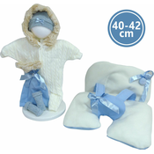 Llorens M740-77 oblačila za punčko NEW BORN, velikost 40-42 cm