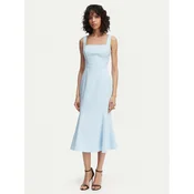 ACCESS FASHION Cocktail obleka 63-3428-135 Svetlo modra Regular Fit