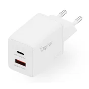 DIGITUS 45W GaN punjač 1x USB-C USB-A bijela DA-10302