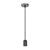 Crna visilica 1xE27 Max.60W/220V M482