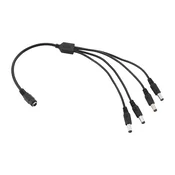 5584# LED trakasti konektor, DC uticnica 2.1/5.5 - 4 pina, crna