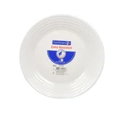 Stekleni desertni krožnik HARENA 19cm BELI
