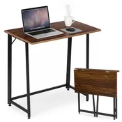 Modernhome sklopivi sto za kompijuter 80x45 cm laptop table dark wood ( th-fd-15 )