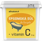 Allnature Epsom salt Vitamin C sol za kopel 5000 g