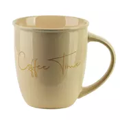 Mondex Skodelica porcelan Hendia Coffee Time 330ml 9x13x10cm bež 1 kos, (5000179558)