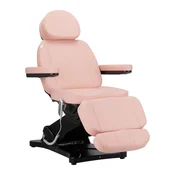 Gardj Europe Električni kozmetični stol Sillon Classic s tremi motorji, roza z črnim podstavkom