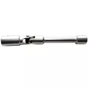 Boni-shop Zglobni ključ za grelne svečke 14mm, 3/8 s 12-točkovno prijemalko in fleksibilno glavo, (5000222300)