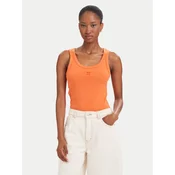 HUGO Top Datamia 50514489 Oranžna Slim Fit