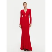 PINKO Večerna obleka 104935 A2GS Rdeča Slim Fit