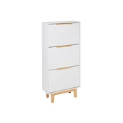 Omarica za čevlje Berwyn 2852 Svetlo rjava, Bela, 60x128x24cm, MDF plošča