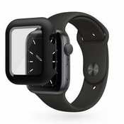 EPICO GLASS CASE za Apple Watch 7 45 mm - črna