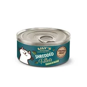 Lilys Kitchen Shredded Fillets koščki mesa v omaki - piščanec in školjke - 70 g 24 x 70 g