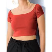 Sinsay - Crop top - Koral