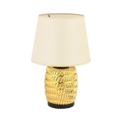 Opviq Stona lampa 64496, Bež-zlatne boje