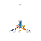 Djecji luster na lancu OXFORD 5xE27/60W/230V