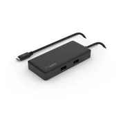 Belkin Connect USB-C 5-u-1 multiport adapter crni INC008btBK
