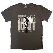 Green Day Am Idiot Angel Charcoal Grey XL Majica