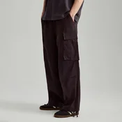 Hlače wide leg z žepi cargo