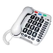 Telefon za starije i nagluhe s velikim tipkama Geemarc AmpliPOWER 40 Bijela