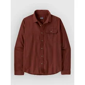 Patagonia LW Fjord Flannel Shirt rusty red