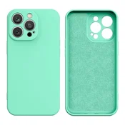 HURTEL Silikonski ovitek etui Samsung Galaxy A14 5G/Galaxy A14 silikonski ovitek mentolno zelen