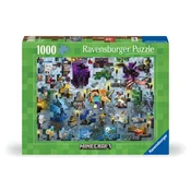 Ravensburger Minecraft Mobs - sestavljanka s 1000 koščki (12000422)