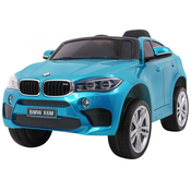 Licenčni avto na akumulator BMW X6M - modri/lakirani