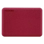 Zunanji trdi disk Toshiba Canvio Advance 2,5 4TB USB 3.0, rdeč