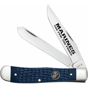 Case Cutlery USMC Trapper Navy Blue