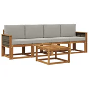 Set vanjskih sofa s jastukom 4 pcs