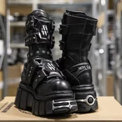 Škornji NEW ROCK - CRUST NEGRO, TOWER - M.MET422-S1