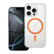 OEM Drop Glue Colorful Ring Mag Cover, združljiv z MagSafe, primeren za SAMSUNG A57, oranžna barva