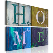 Slika - Make yourself at home 40x40