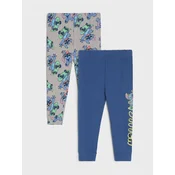 Sinsay - Pamucne pantalone 2 komada Stitch - mornarsko