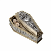 Dekoracija ALCHEMY GOTHIC - Bride of the Dark Kiss Casket & Figure - V118