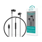 Devia Smart M1 Metal In-Ear Slušalke - Type-C – črne