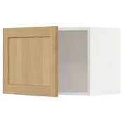 METOD Zidni element, bela/Forsbacka hrastovina, 60x40 cm