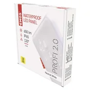 LED panel VIXXO, kvadratni, bel, 7,5W, nevtralno bela