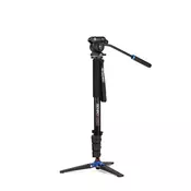 Benro A38FDS2PRO Alu Monopod Kit - Flip Leg Locks, S2PRO Head, 3 Leg Base