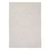 Slonokoščena ročno tkana volnena preproga 160x230 cm Zen Garden – Flair Rugs