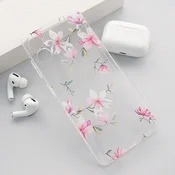 Maska za Samsung A06/ A065F Nanobit Print Pink Mangolia Flowers