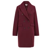 WE Fashion Prehoden plašč temno rdeča