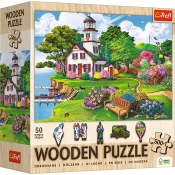 Trefl - Puzzle Poletna nebesa lesena - 500 kosov