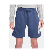 Nike K NSW CLUB FT SHORT HBR, djecije kratke hlace, plava FD2997