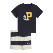 PUMA Komplet SUPER mornarska/rumena/zelena/naravno bela