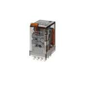 Finder Iskalni vtič za rele 12VAC 4W 7A 55.34.8.012.0040, (20889216)
