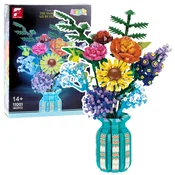 Kocke za sestavljanje cvetja s 1853 elementi